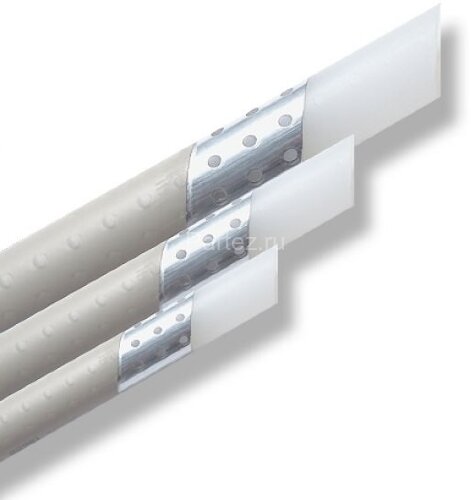 Труба PPR FIBER STABI PLUS S3,2 D50х6,9 Ekoplastik