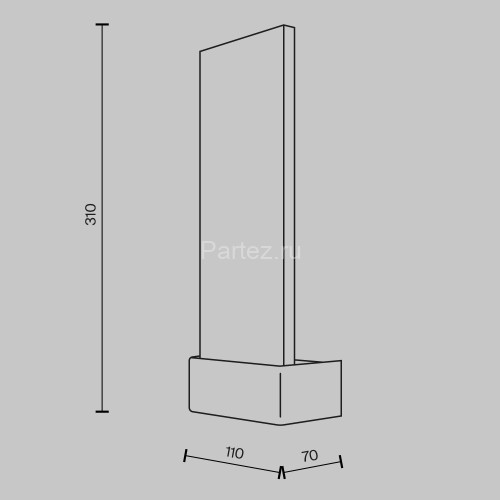 Настенный светильник Maytoni MOD318WL-L3CH3K