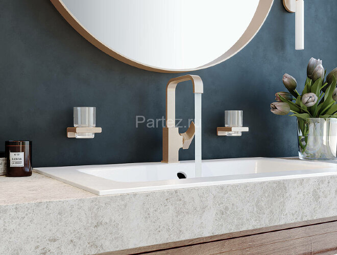 Стакан для зубных щеток Hansgrohe AddStoris шлифованная бронза (41749140)