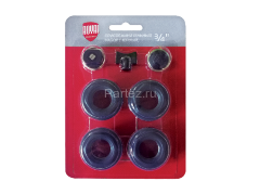 Набор присоединительный Royal Thermo 3/4'' black