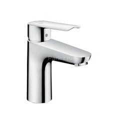 71161000 Logis E Смеситель для раковины 100, однорычажный, с донным клапаном, хром