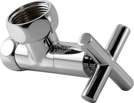 Вентиль запорный Маргроид угловой 3/4''х1'' г/г (Крестовой) для п/с (пара)