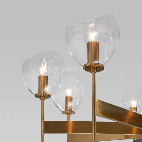 Потолочная люстра Eurosvet 60130/8 латунь Smart