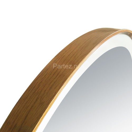 Зеркало AZARIO Diana D800 с подсветкой, сенсорный выключатель с функцией диммера, в алюминиевой раме