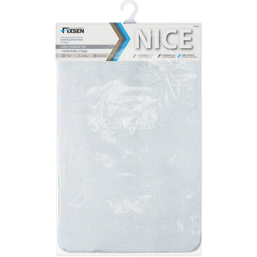 Коврик для ванной Fixsen , Серый (FX-9002C)