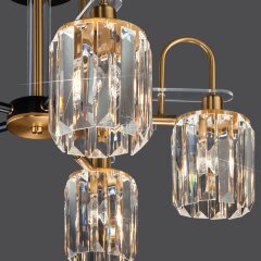 Потолочная люстра Eurosvet 70090/5 черный