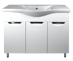 Комплект тумба Стиль- 100 1000х830х445 напольная, с раковиной Basic 100 (CS00079170)