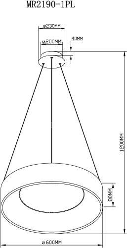 Подвесной светильник MyFar MR2190-1PL