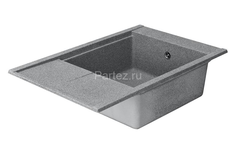 Кухонная мойка AQUATON Делия 78, серая (1A715132DE230)