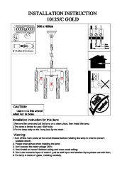 Подвесная люстра Newport 10125/C gold