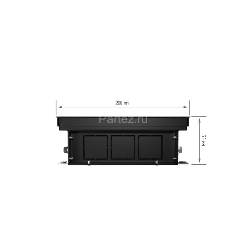 Конвектор внутрипольный Royal Thermo ATRIUM-75/200/800-DG-U-LB