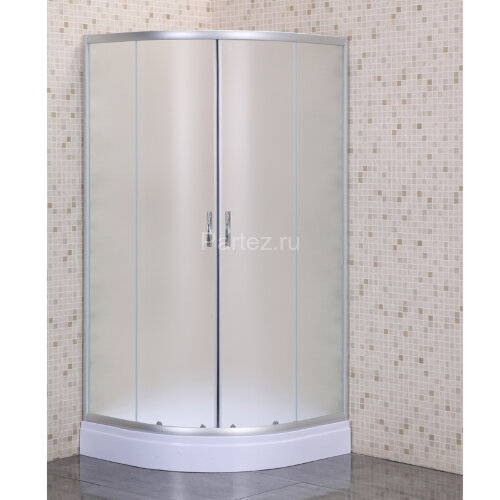 Душевое ограждение Loranto 80х80х195, поддон 13 см (CS-8005S)