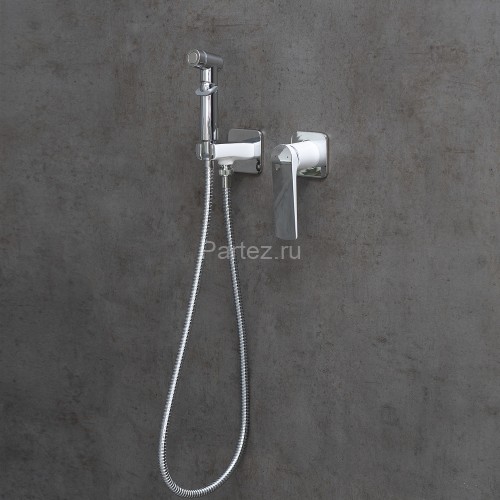 Смеситель Lemark Allegro LM5920CW с гигиеническим душем, встраиваемый