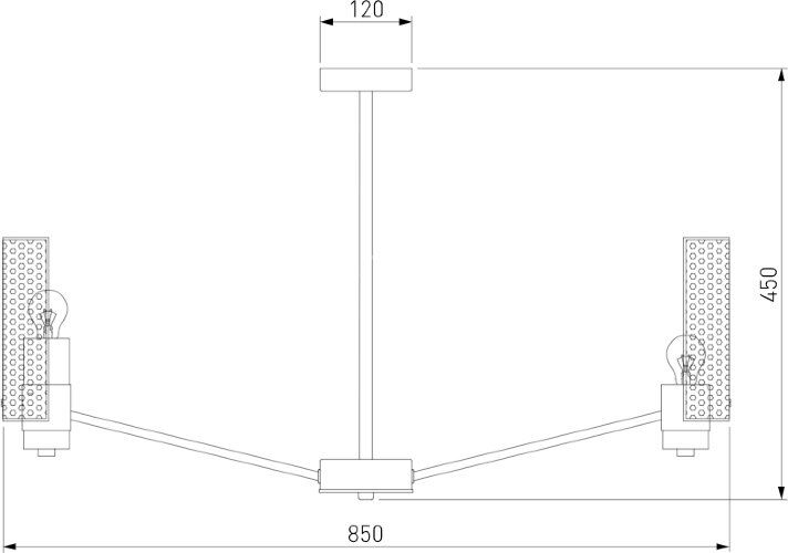 Потолочная люстра Eurosvet 70139/8 никель