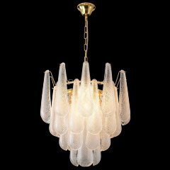 Подвесная люстра Crystal Lux FONTAIN SP8 GOLD