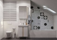 Тумба под раковину AQUATON Кантри 60 напольная, дуб верона (1A257401AHB20)