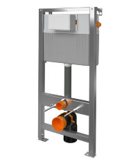 Инсталляция AQUA 50 QF для унитаза пневматическая оцинкованная