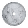 Раковина-чаша Azario 355х355х120 накладная, круглая, светлый мраморный (AZ-3134-M820)