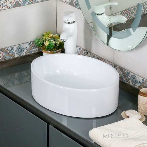 Накладная раковина melana mln-7151