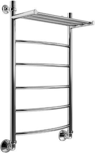 Полотенцесушитель водяной Маргроид Лесенка "Вид 4" с полкой 60х50 (комплект), хром