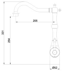 Смеситель для кухни Lemark Expert LM5081S