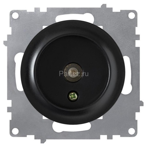 Розетка телевизионная TV 1-м СП Florence механизм черн. (1E21101303) OneKeyElectro 2172819