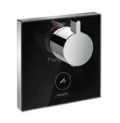 15735600 Термостат ShowerSelect Highflow с отдельным выводом для ручного душа, стеклянный, СМ