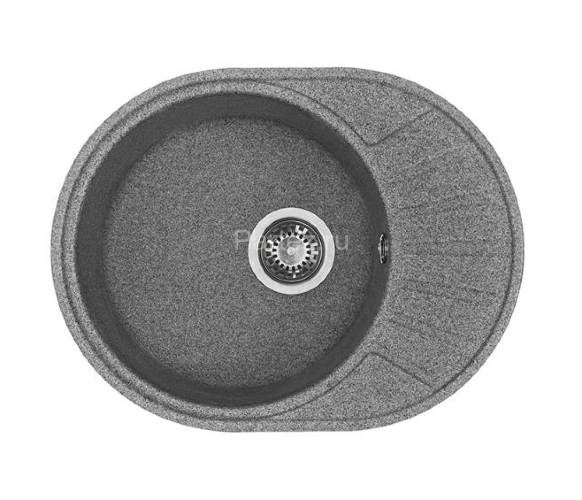 Кухонная мойка AQUATON Чезана, серая (1A711232CS230)