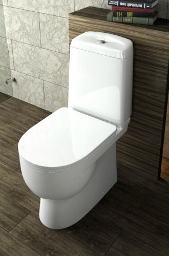 Унитаз-компакт Sanita Luxe Best с сиденьем микролифт (WC.CC/Best/2-DM/WHT.G/S1)