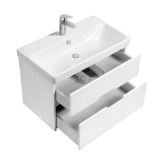 Тумба под раковину AQUATON Оливия 80 Белый матовый (1A283101OL010)