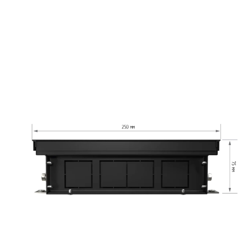 Конвектор внутрипольный Royal Thermo ATRIUM-75/250/2600-DG-U-BL