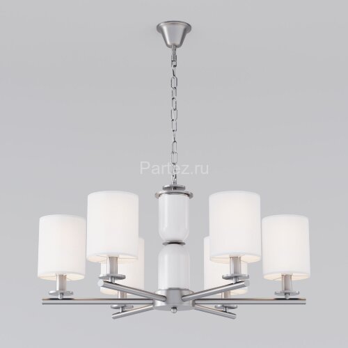 Подвесная люстра Eurosvet 60146/6 никель