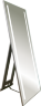 Зеркало напольное AZARIO Монреаль 600х1500 алюминиевый профиль, c подсветкой и диммером, выключатель