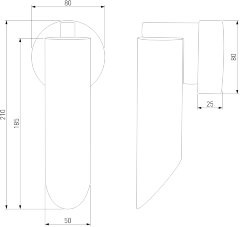 Настенный светильник Eurosvet 40037/1 золото
