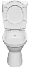 Унитаз-компакт c функцией биде Vitra Norm Eisberg 355х640х805, сиденье термопласт с микролифтом, бел