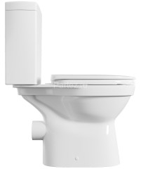 Унитаз-компакт c функцией биде Vitra Norm Eisberg 355х640х805, сиденье термопласт с микролифтом, бел