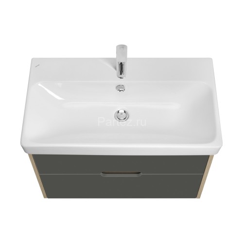 Тумба под раковину AQUATON Оливия 80 Грей/Дуб Ойстер (1A283101OLUG0)