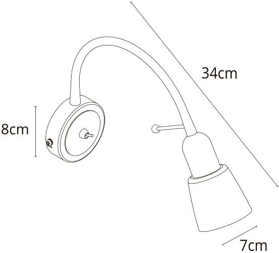 Бра Arte Lamp A7009AP-1WH