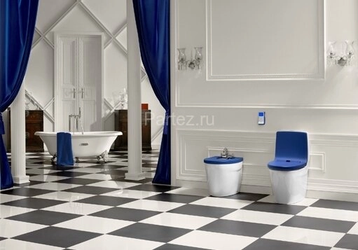 Z KHROMA Биде напольное, 610 мм